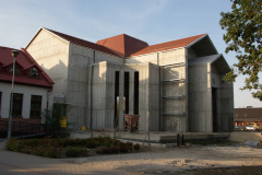 Budowa kościoła 2015.09 - dach