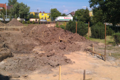 Budowa kościoła 2014.02 - fundamenty